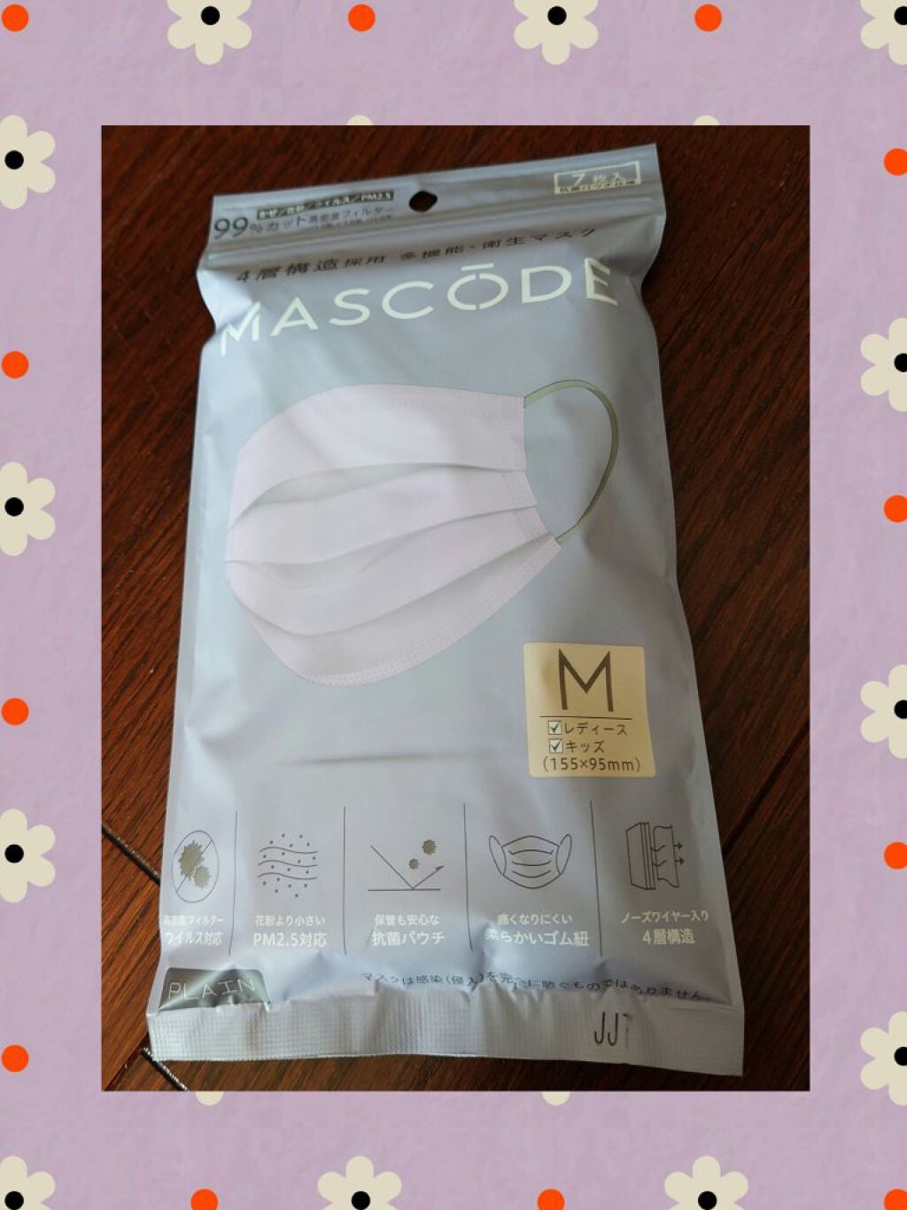 マスク マスコード/サンスマイル/マスクを使ったクチコミ(1枚目)