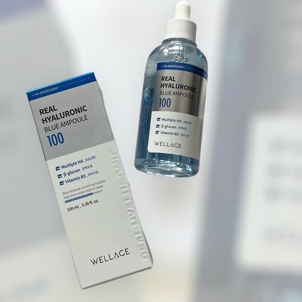 リアルヒアルロニックブルーアンプル 100/Wellage/美容液を使ったクチコミ(7枚目)