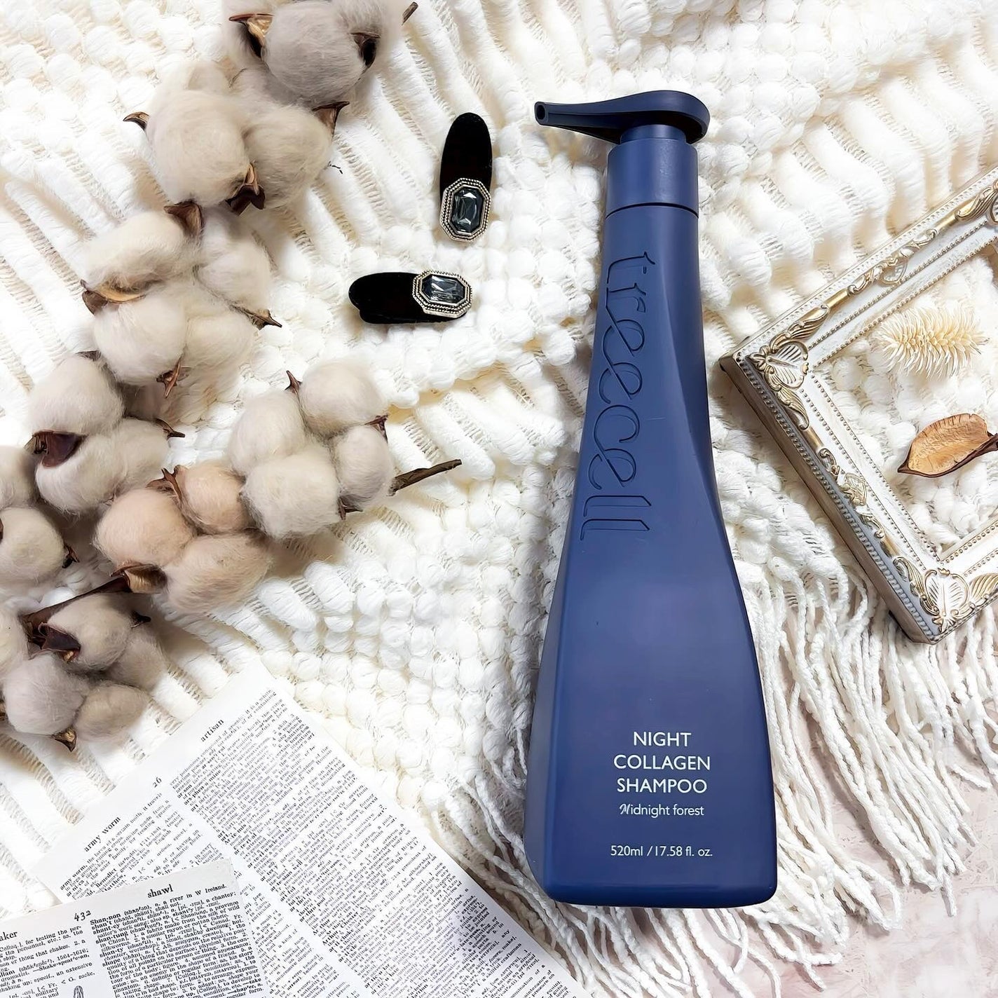 ナイトコラーゲンシャンプーミッドナイトフォレスト/treecell/市販シャンプーを使ったクチコミ(1枚目)