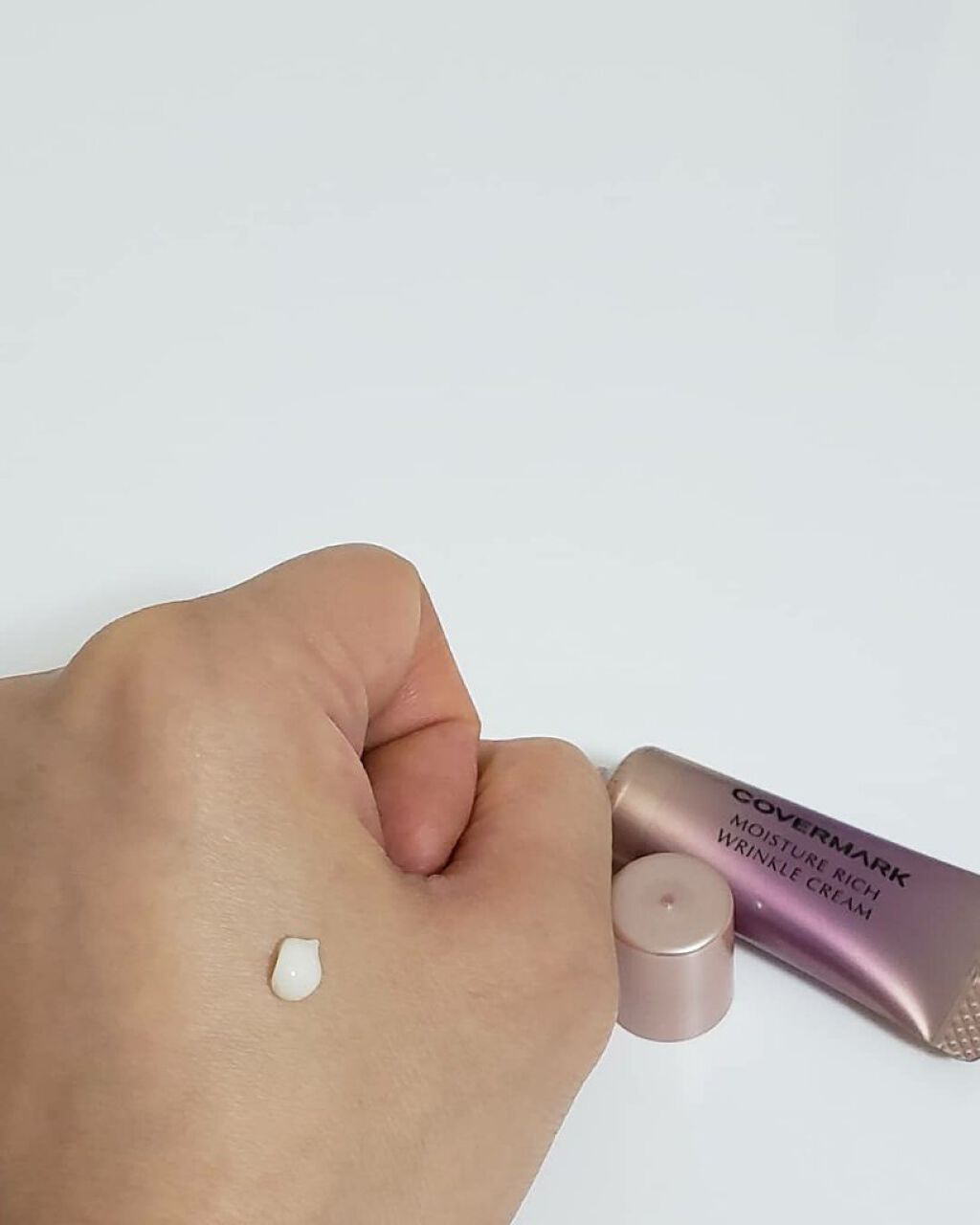 COVERMARK モイスチュア リッチ リンクル クリーム のクチコミ「♡スキンケア♡

カバーマーク　モイスチュアリッチリンクルクリーム(部分用クリーム)　約2週間.....」（3枚目）