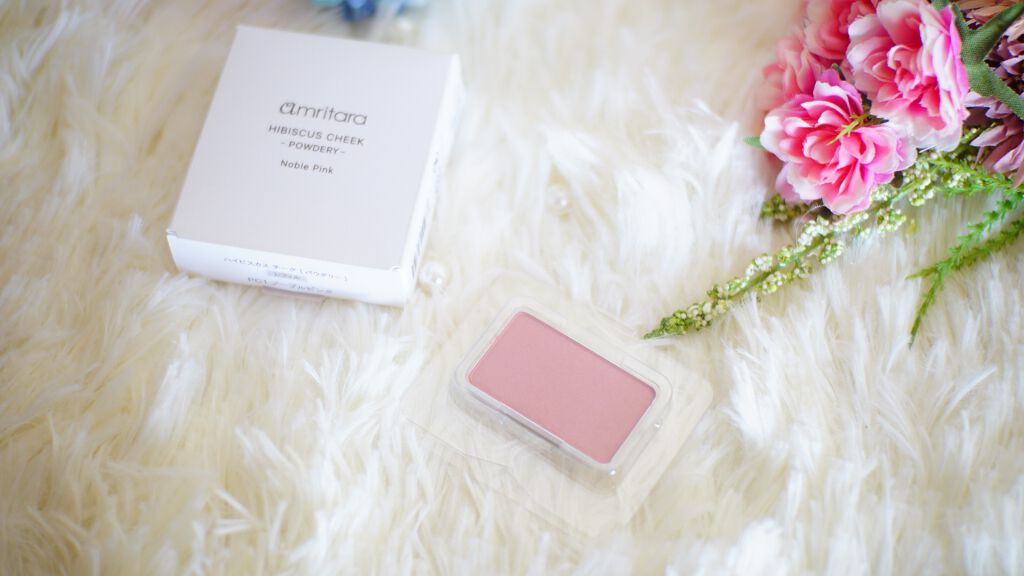 ハイビスカスチーク/AMRITARA/パウダーチークを使ったクチコミ(1枚目)