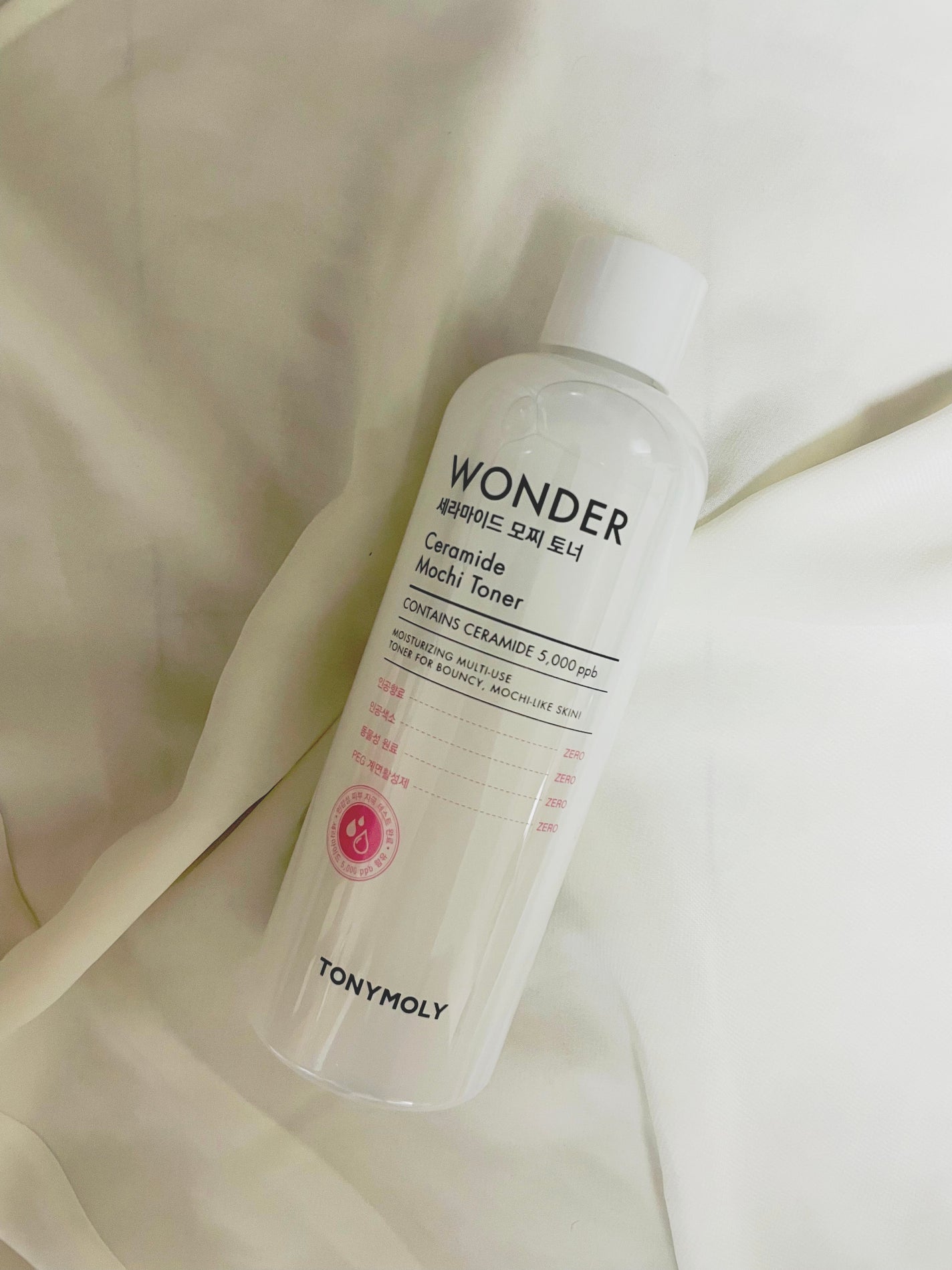 Wonder Ceramide Mochi Toner(トニーモリーワンダーCモチトナー)/TONYMOLY/化粧水を使ったクチコミ(1枚目)