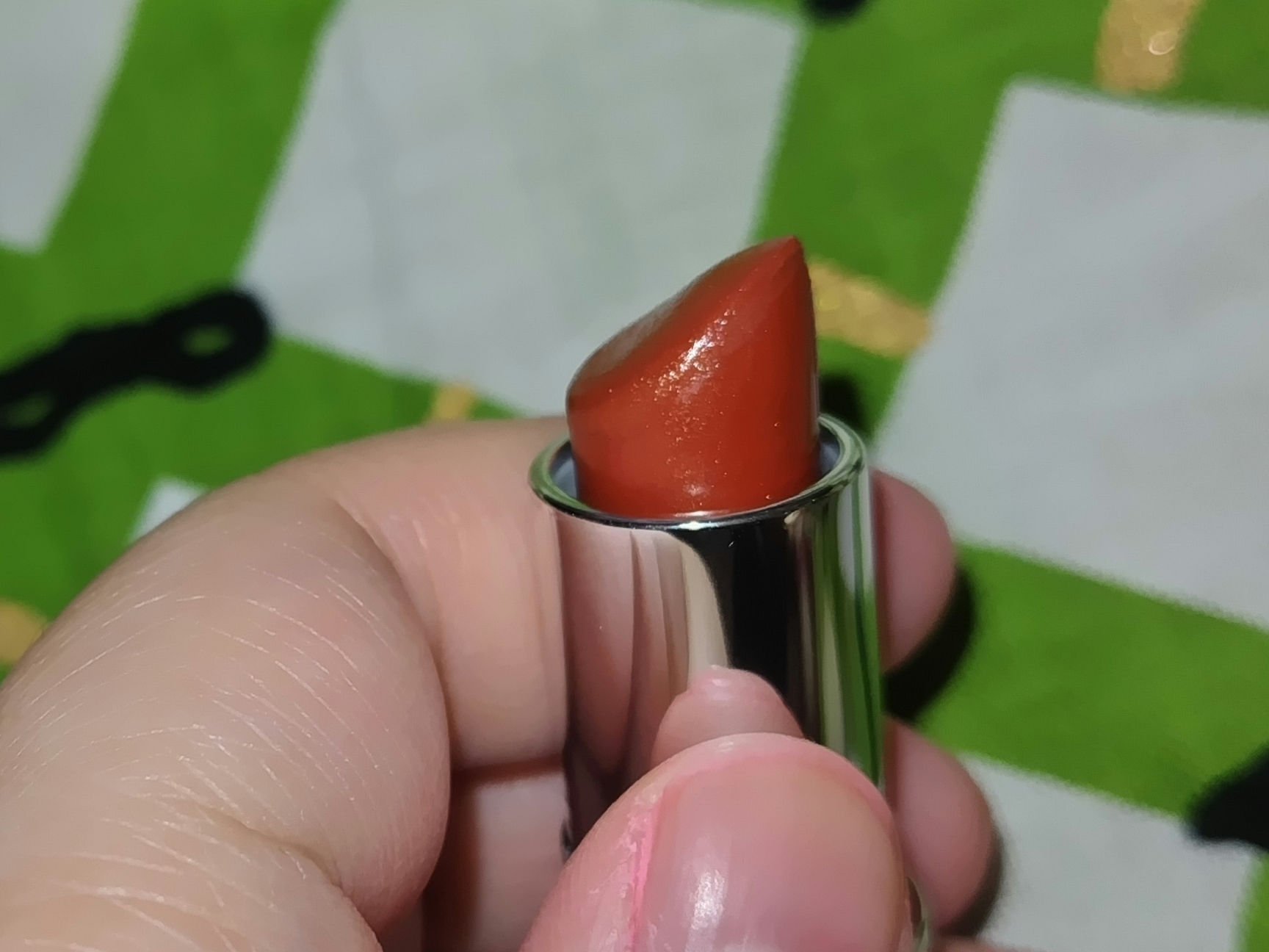 ラスターガラス リップスティック オビアスリー/M・A・C/口紅を使ったクチコミ（2枚目）