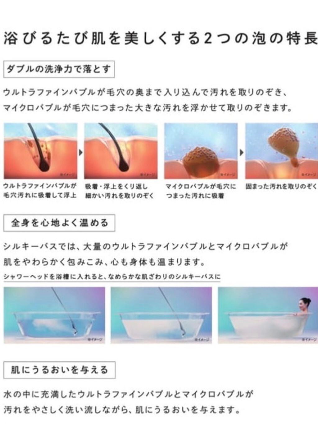 リファ ファインバブルS/ReFa/シャワーヘッドを使ったクチコミ(3枚目)