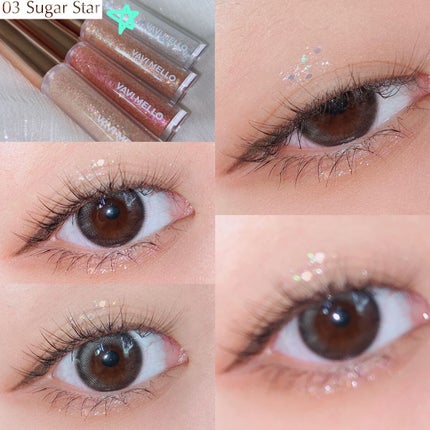 トゥインクルグリッター/VAVI MELLO/グリッターを使ったクチコミ(4枚目)