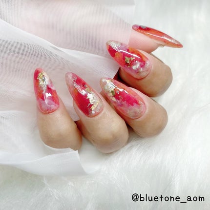 ネイルホイル/セリア/ネイルシールを使ったクチコミ(8枚目)