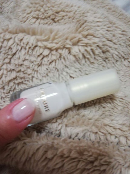 ネイル エナメル 007 ホワイト系/ちふれ/マニキュアを使ったクチコミ(1枚目)