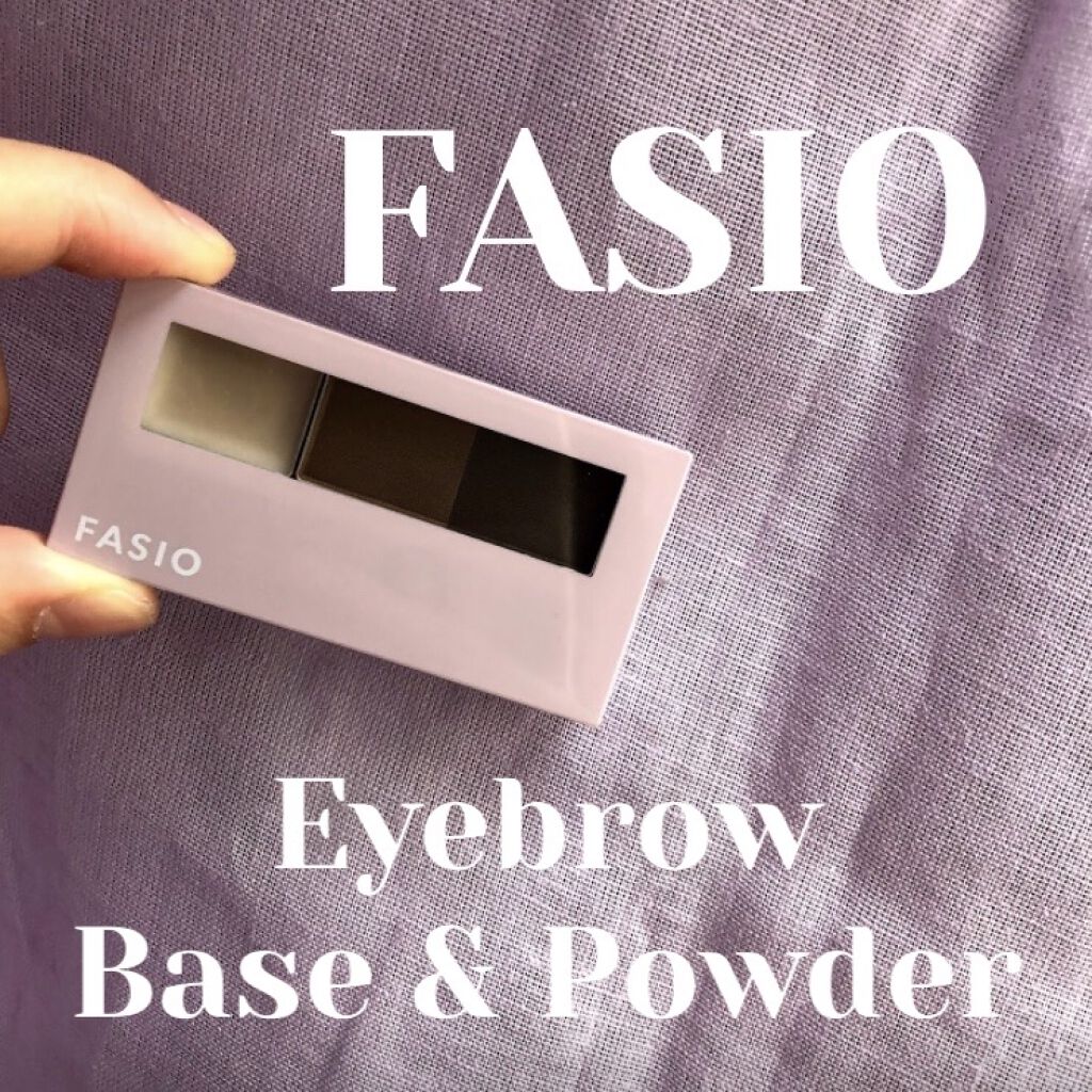 FASIO アイブロウ パウダー＆ベースのクチコミ「FASIO Eyebrow Base & Powder 01
Waterproof 
#fas.....」（1枚目）
