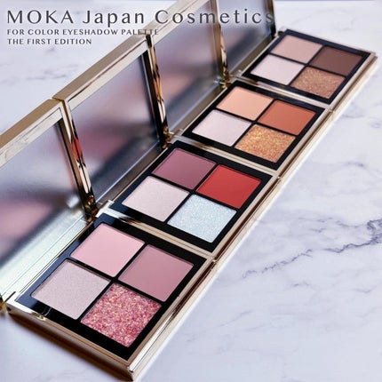 4色アイシャドウパレット/MOKA Japan cosmetics/アイシャドウパレットを使ったクチコミ(1枚目)