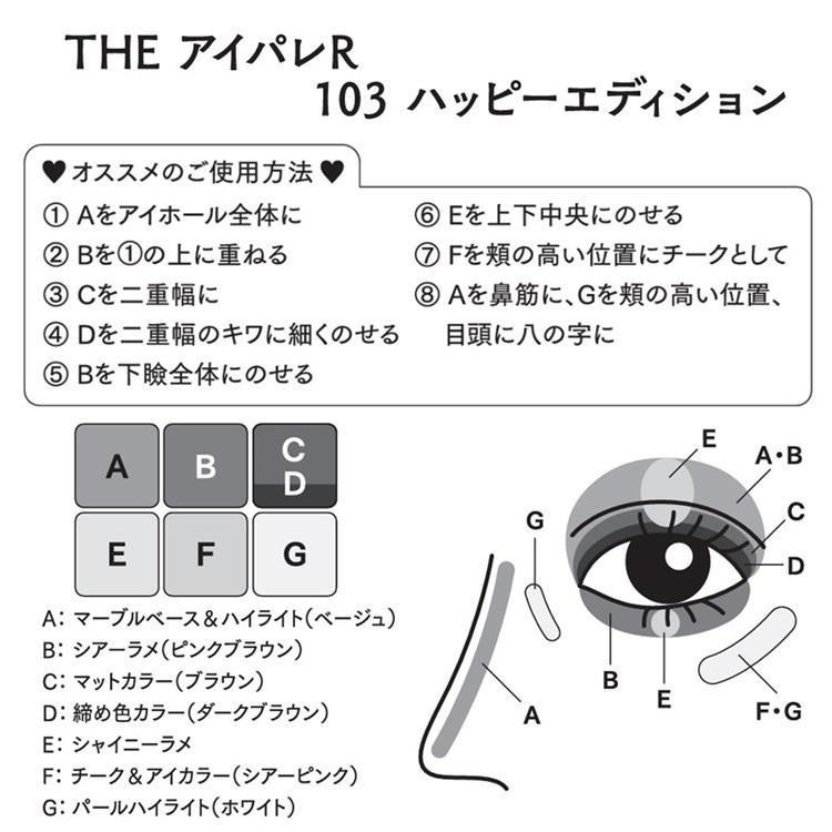 THE アイパレR/b idol/アイシャドウパレットを使ったクチコミ(9枚目)