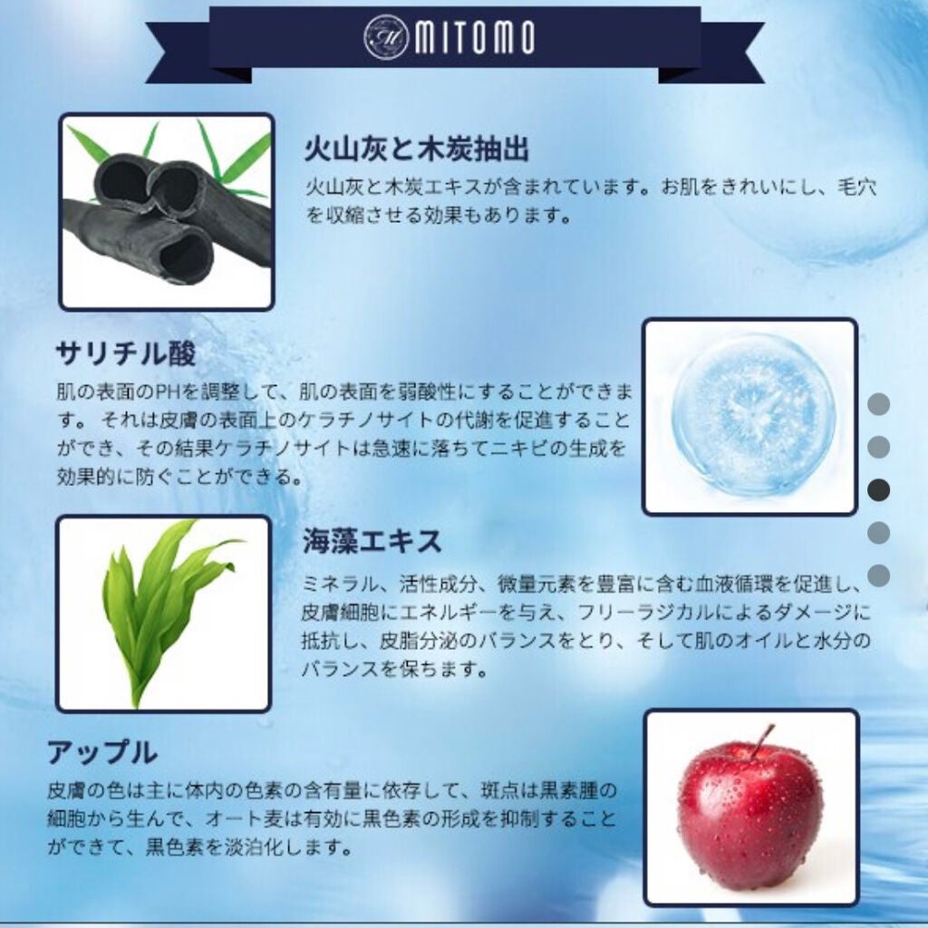 毛穴ケア フェイシャルマスク/MITOMO/シートマスク・パックを使ったクチコミ(4枚目)