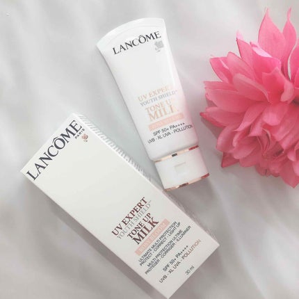 UV エクスペール トーン アップ ローズ/LANCOME/日焼け止め・UVケアを使ったクチコミ(1枚目)
