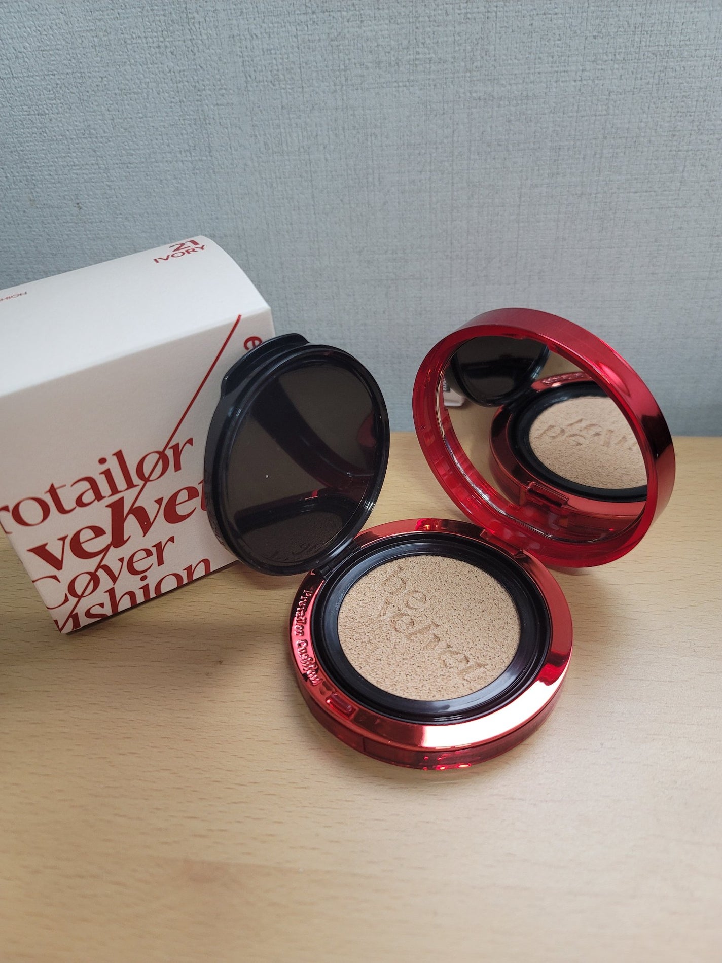 プロテーラービーベルベットカバークッション/espoir/クッションファンデーションを使ったクチコミ(2枚目)