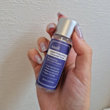 サプルプレパレーションアンセンテッドトナー(180ml)/Klairs/化粧水を使ったクチコミ(1枚目)