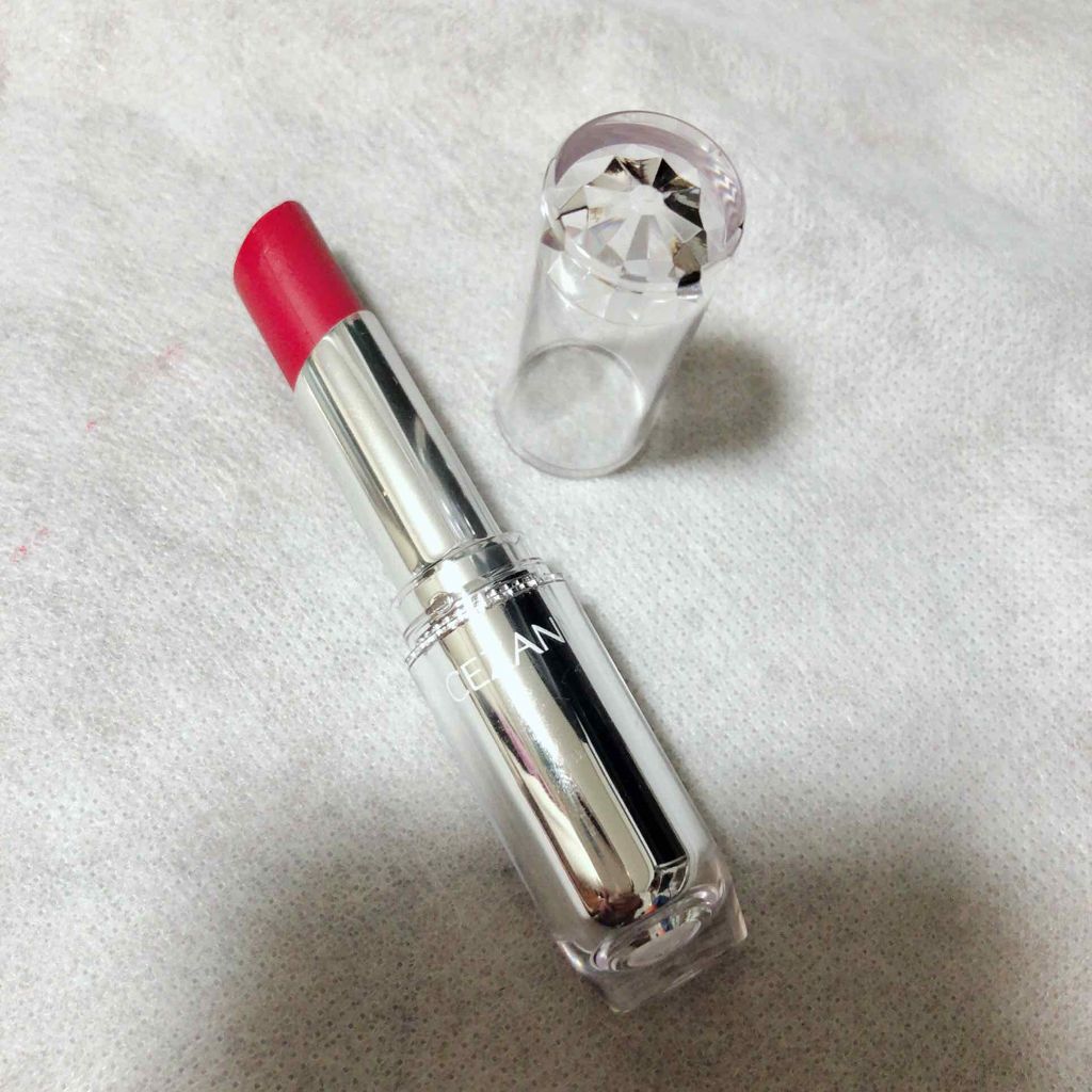 ラスティンググロスリップ/CEZANNE/口紅を使ったクチコミ（3枚目）