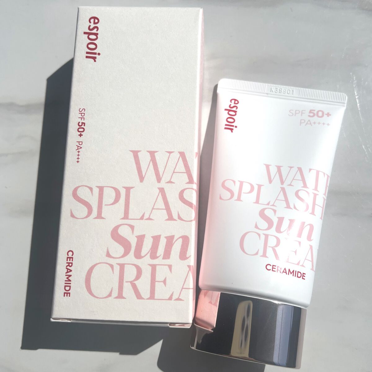 ウォータースプラッシュサンクリーム セラミド/espoir/日焼け止めクリームを使ったクチコミ（1枚目）