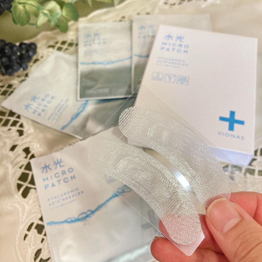 Rie_beauty on LIPS 「VIONAS水光マイクロパッチ.高濃度ヒアルロン酸と、リンゴ幹..」(3枚目)