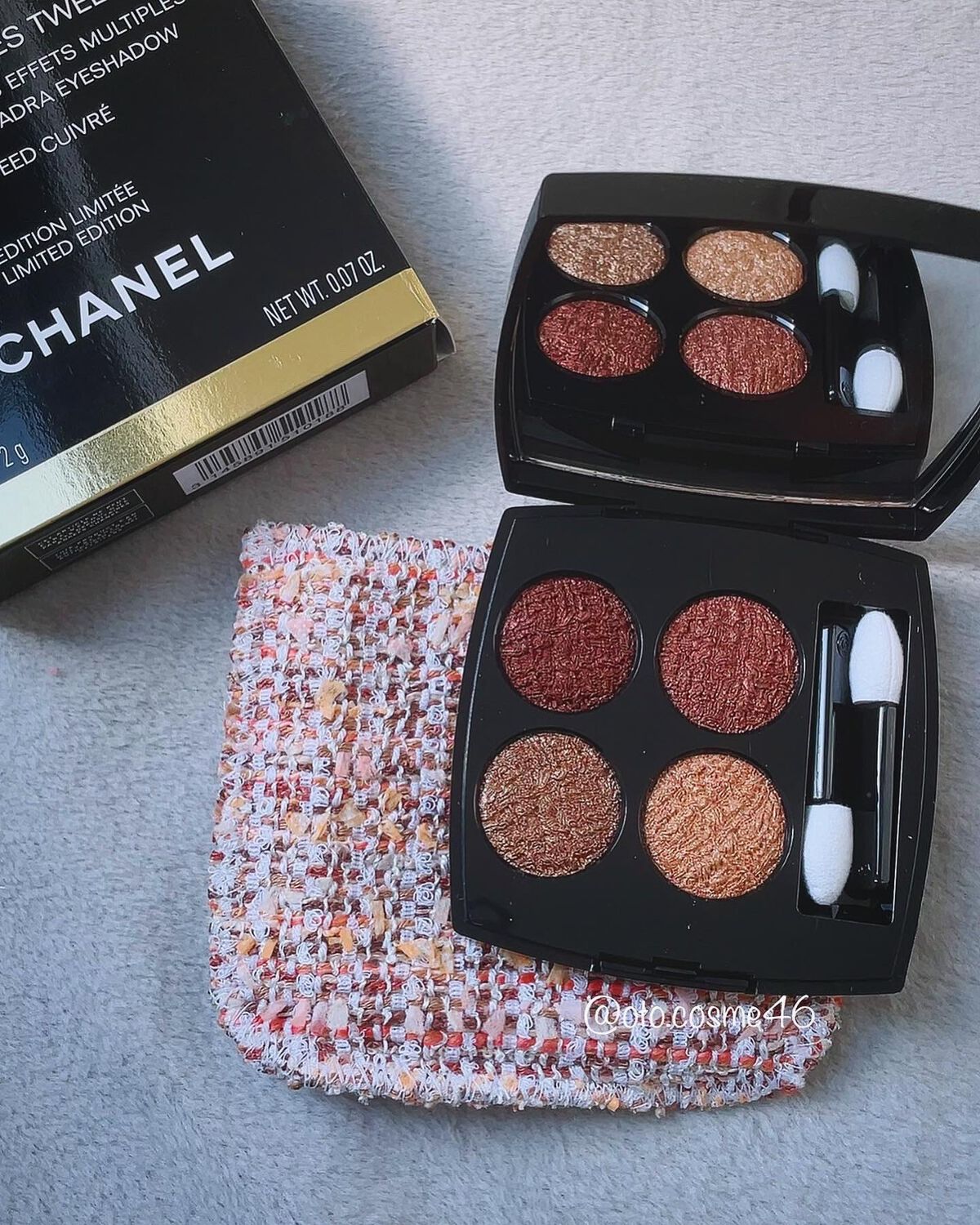 レ キャトル オンブル ツイード/CHANEL/アイシャドウパレットを使ったクチコミ(1枚目)