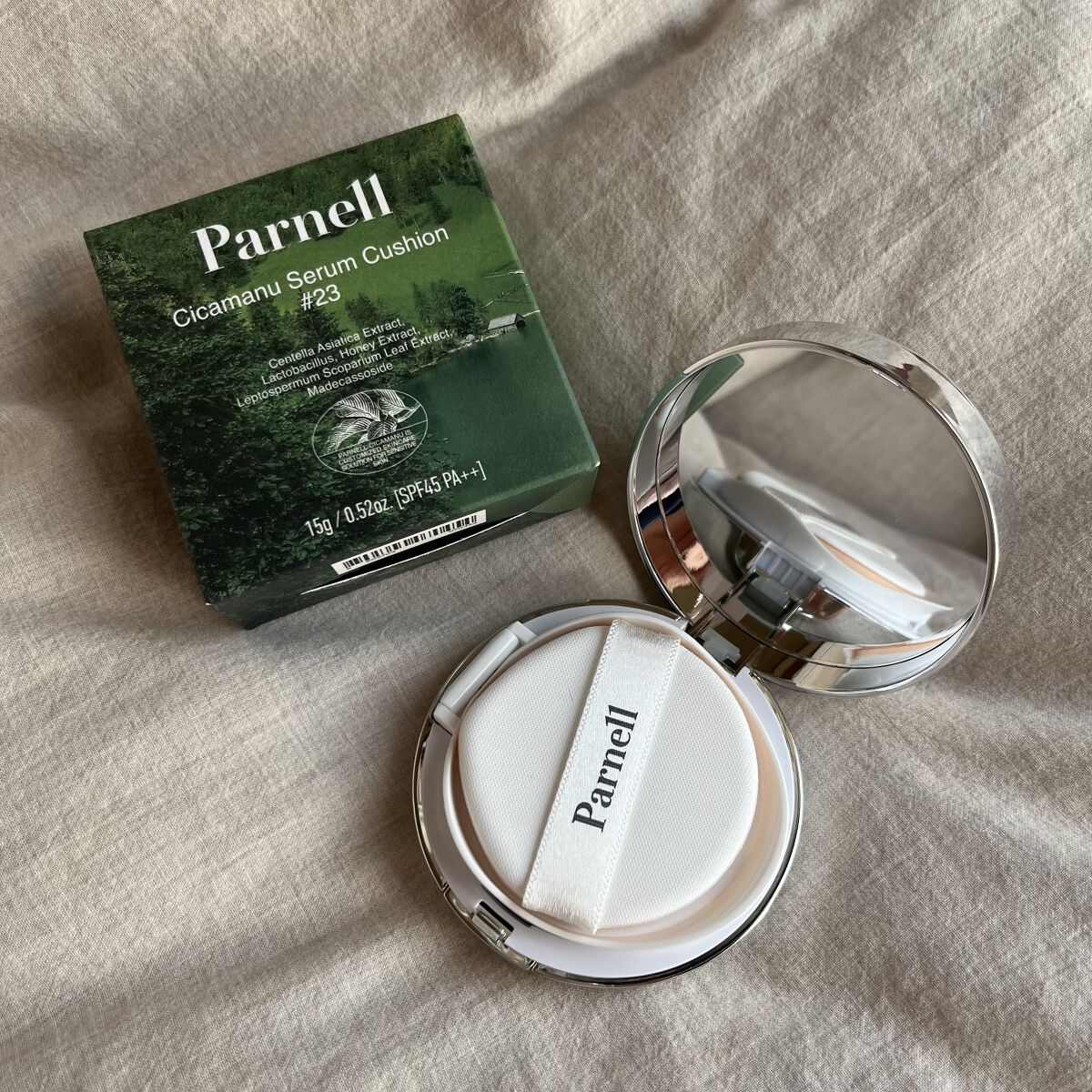 シカマヌ　セラム　クッションファンデ/parnell/クッションファンデーションを使ったクチコミ（1枚目）