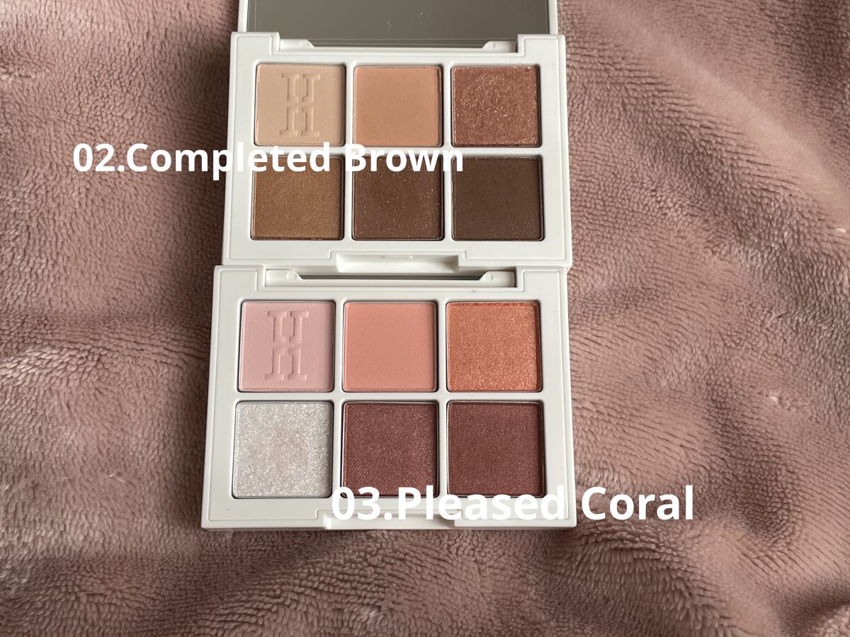 デイリームードアイシャドウパレット 03 PLEASED CORAL/MAD PEACH/アイシャドウパレットを使ったクチコミ（2枚目）