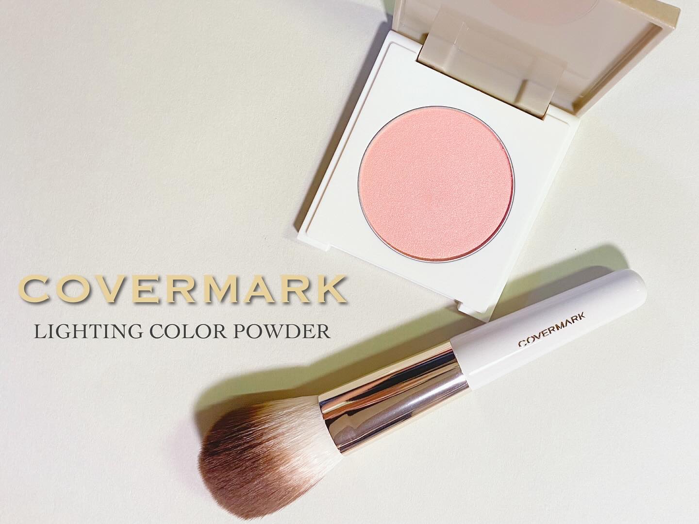 カバーマーク　ライティング カラー パウダー 02 コーラル/COVERMARK/パウダーチークを使ったクチコミ（1枚目）