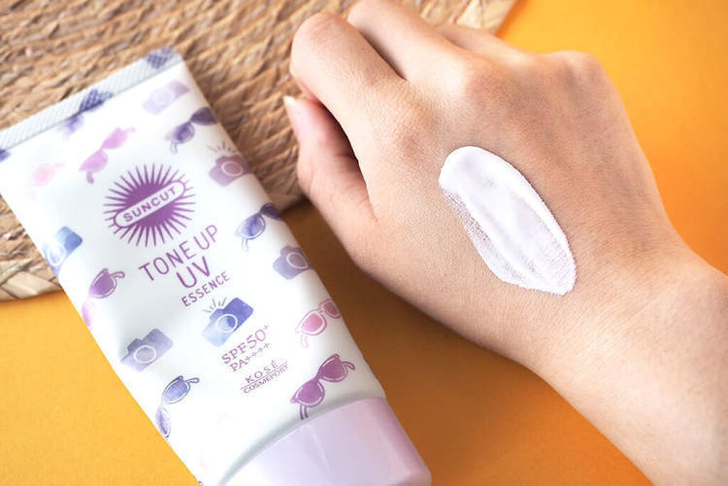 トーンアップUV エッセンス/サンカット®/日焼け止めローションを使ったクチコミ（1枚目）