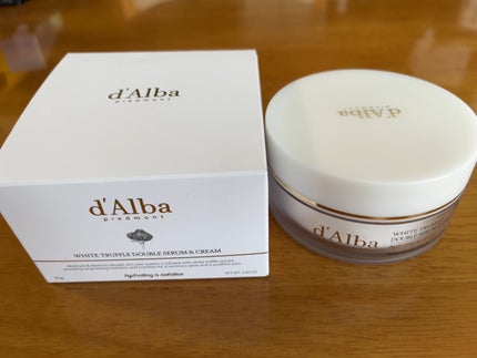 ホワイトトリュフダブルセラムアンドクリーム/ダルバ/フェイスクリームを使ったクチコミ(1枚目)