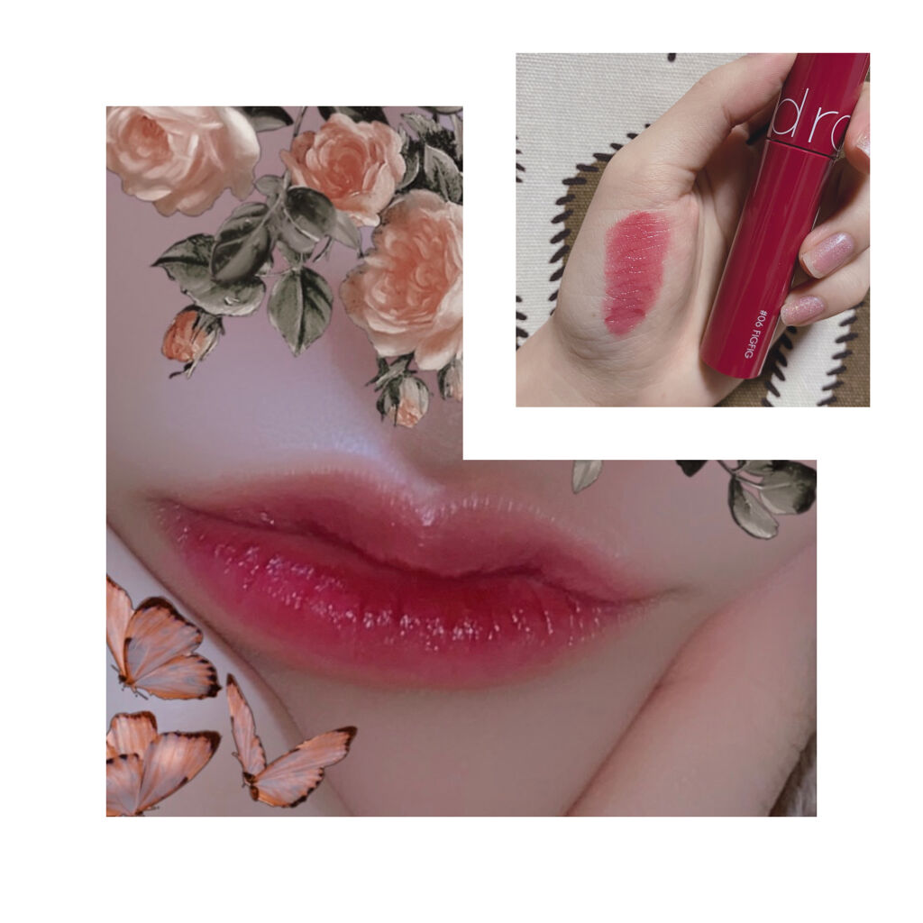 FIGFIGついに買っちゃったよね✌️

激濃リップが好きだから今まで手出してなかったんだけど、買っちゃったよね✌️✌️

塗った感じは結構もっちゃりする。
匂いはいちご味のお菓子みたいな匂い。

3枚目は
左上が塗っただけ
左下がティッシ