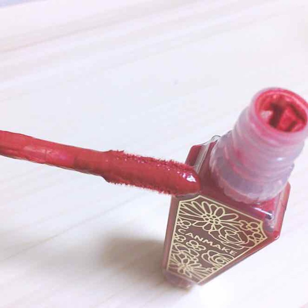 リップティントマット 04 テラコッタレッド/キャンメイク/リップグロスを使ったクチコミ（2枚目）