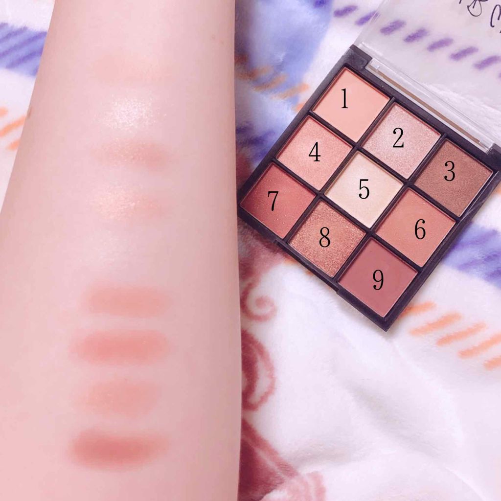 UR GLAM BLOOMING EYE COLOR PALETTE/U R GLAM/アイシャドウパレットを使ったクチコミ(2枚目)