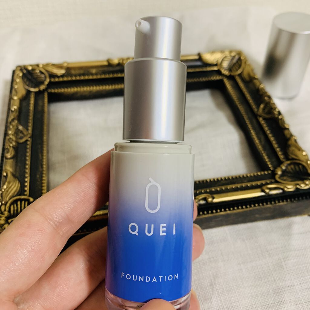 カラーチェンジファンデーション/QUEI/クリーム・エマルジョンファンデーションを使ったクチコミ（2枚目）