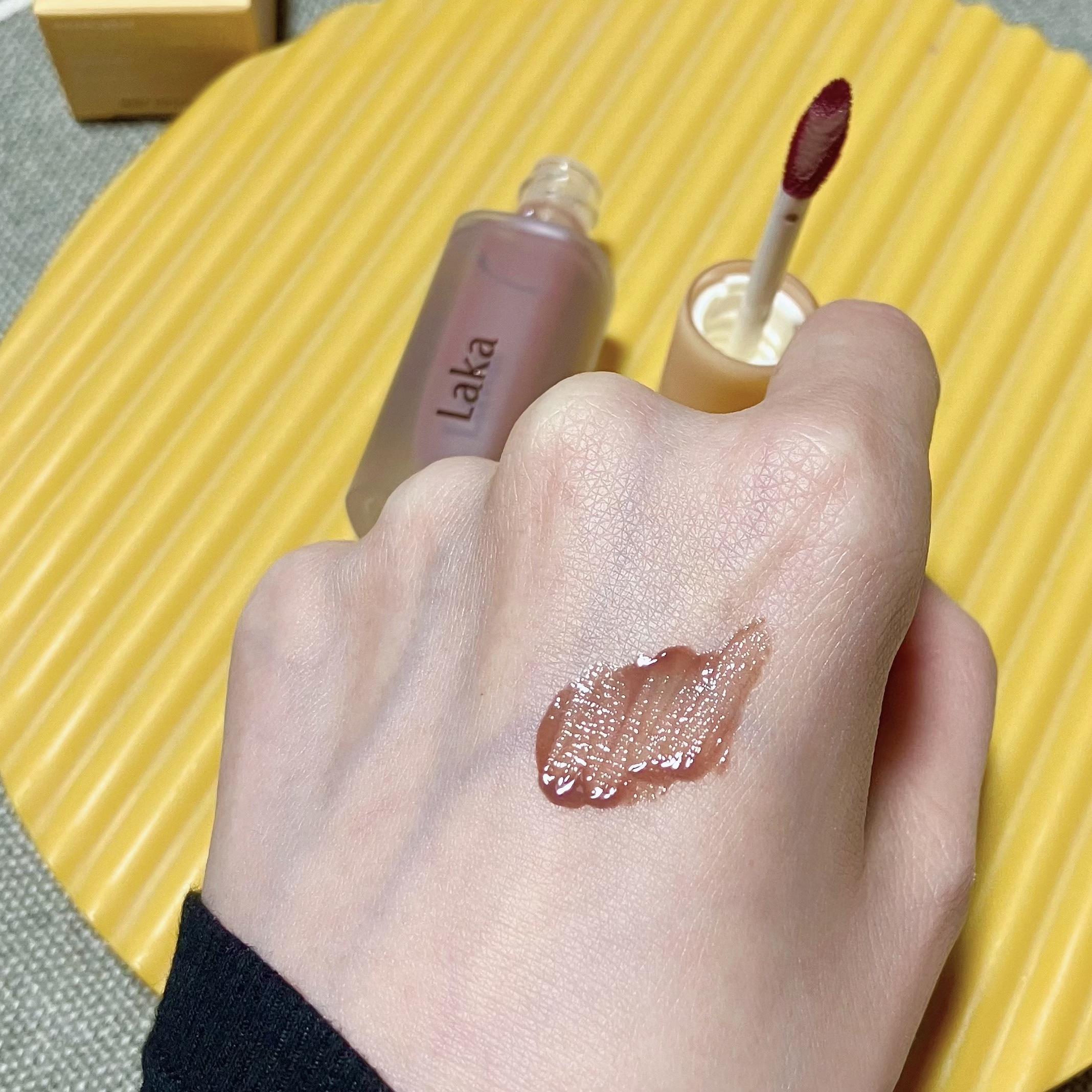 フルーティーグラムティント/Laka/リップティントを使ったクチコミ（3枚目）