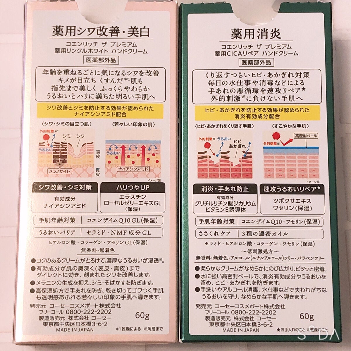 コエンリッチ ザ プレミアム 薬用CICAリペア ハンドクリーム/コエンリッチQ10/ハンドクリームを使ったクチコミ(4枚目)