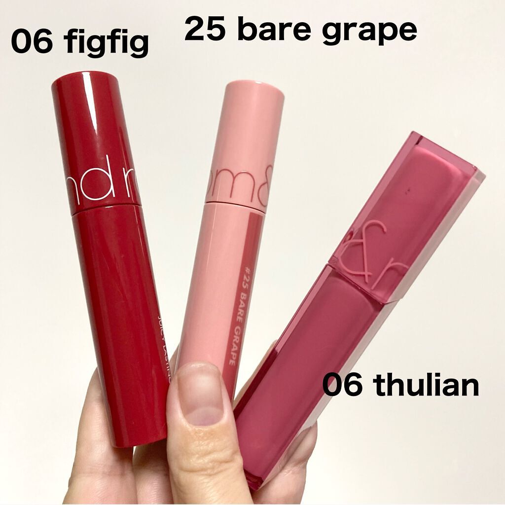 ジューシーラスティングティント/rom&nd/リップティントを使ったクチコミ(2枚目)