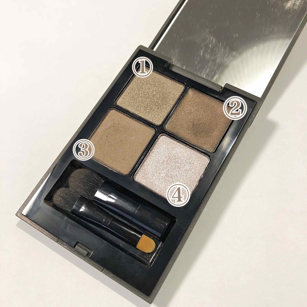 4Dプラスアイパレット/THREE/アイシャドウパレットを使ったクチコミ(2枚目)