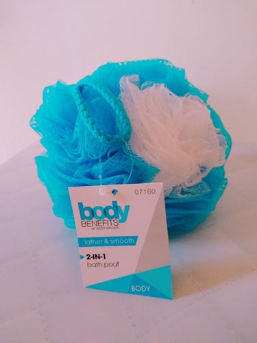 Body Image 2-in-1 Bath Pouf Body Benefits