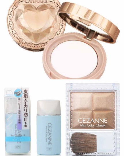 ミックスカラーチーク/CEZANNE/パウダーチークを使ったクチコミ(2枚目)