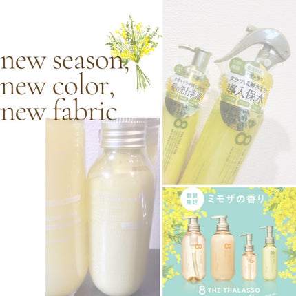 モイスチャーライジング&リペアブースター 導入液ヘアミスト ミモザの香り/エイトザタラソ/ヘアミストを使ったクチコミ(1枚目)