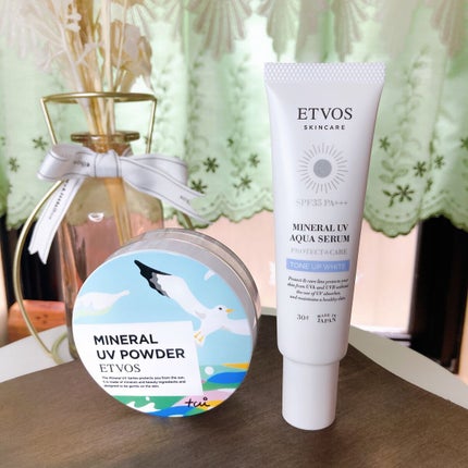 ミネラルUVセラム/エトヴォス/日焼け止めローションを使ったクチコミ(1枚目)