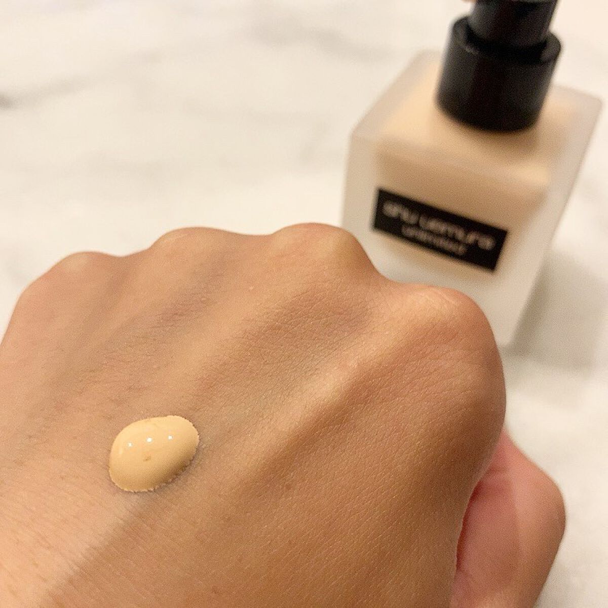 (旧)アンリミテッド ラスティング フルイド/shu uemura/リキッドファンデーションを使ったクチコミ(2枚目)