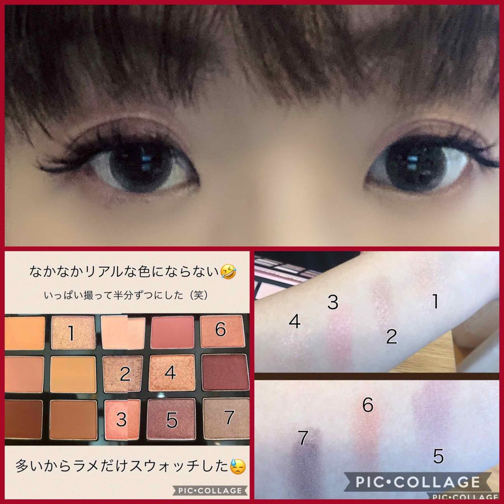 プレイカラーアイパレット ランジェリーバックステージ/ETUDE/アイシャドウパレットを使ったクチコミ(4枚目)