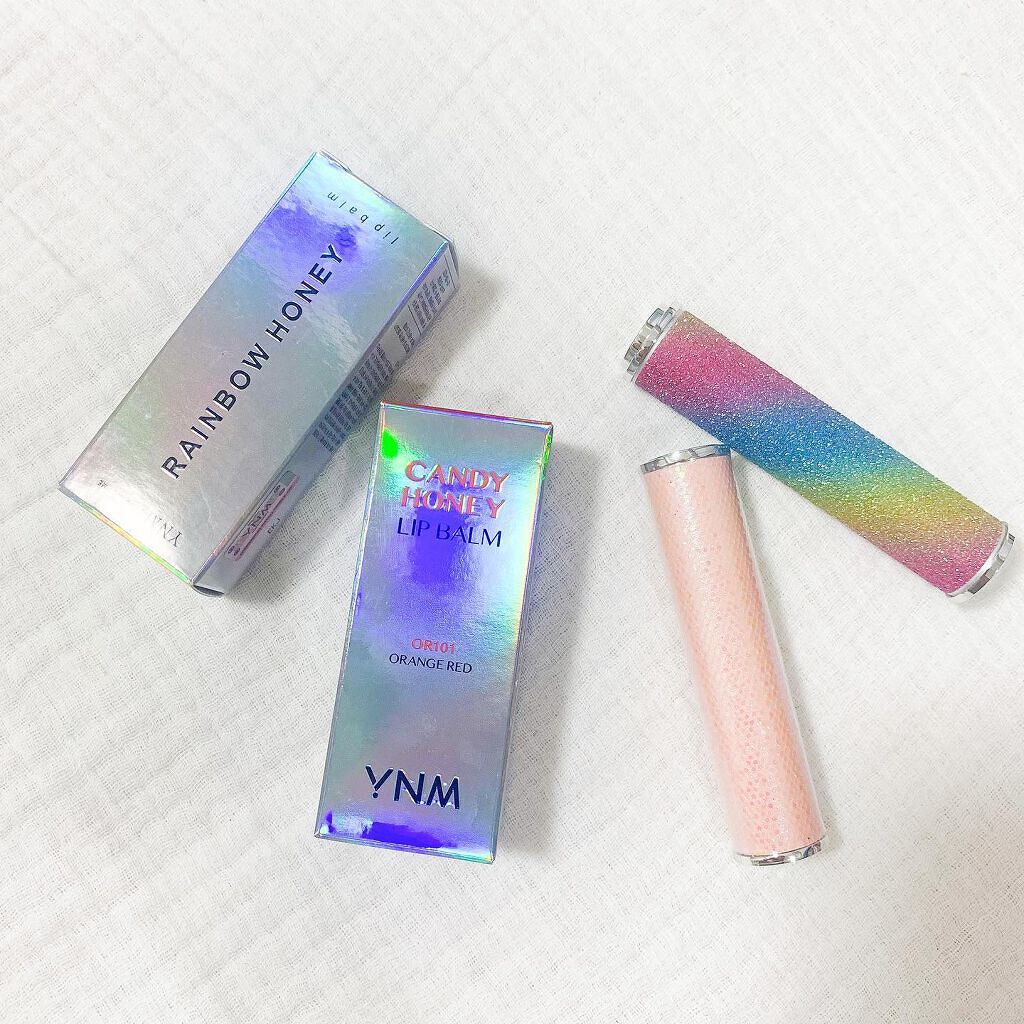YNM  レインボーハニーリップバーム/YNM/リップバームを使ったクチコミ（3枚目）