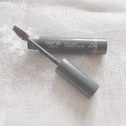 リッチカラー アイブロウマスカラ/GENE TOKYO/眉マスカラを使ったクチコミ(4枚目)