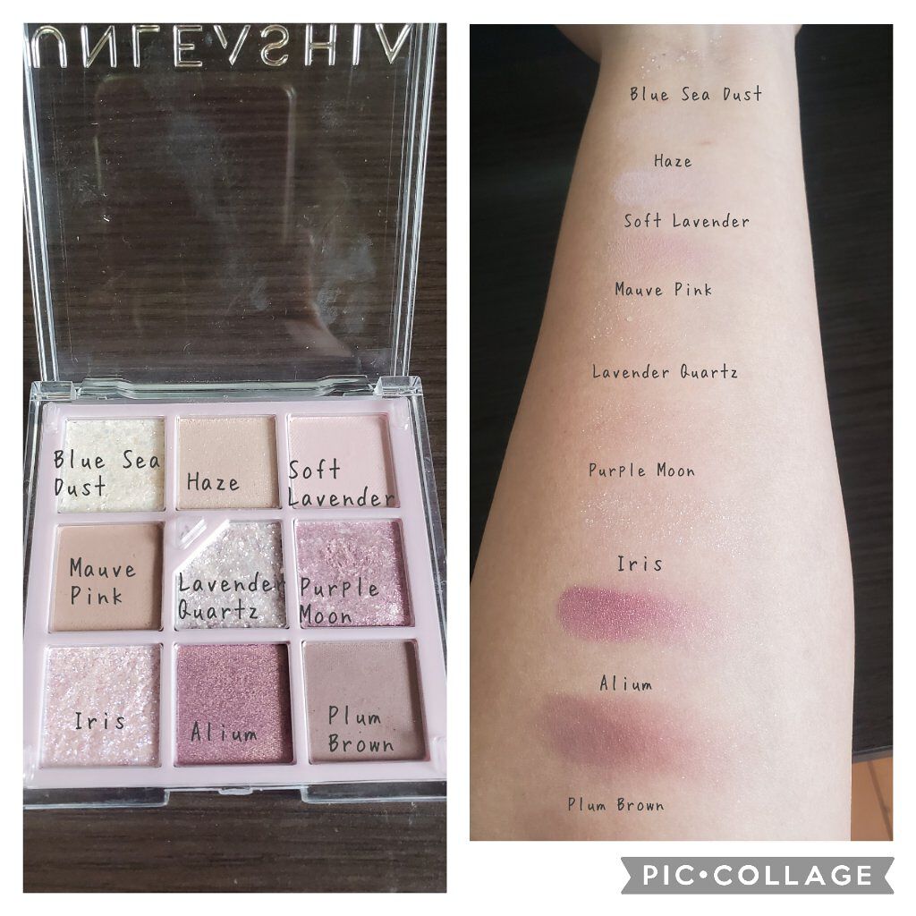 グリッターペディアアイパレット/unleashia/アイシャドウパレットを使ったクチコミ(2枚目)