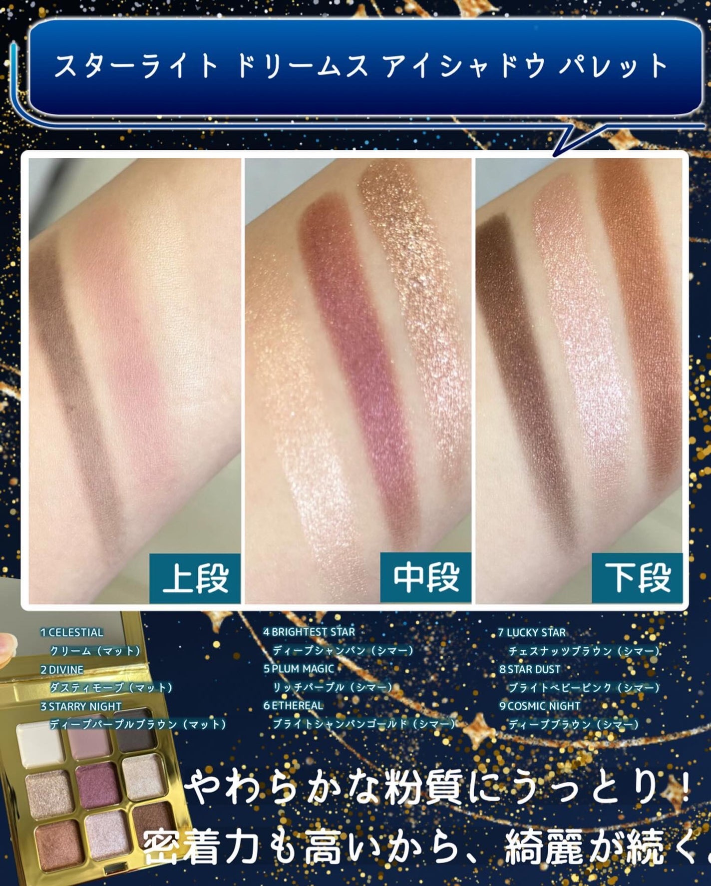 シマー アンド グロウ フェイス パレット/ローラ メルシエ/パウダーハイライトを使ったクチコミ(4枚目)