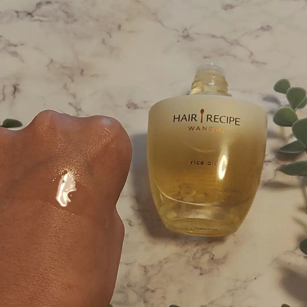 さらとろライスオイル(洗い流さないトリートメント)/WANOMI/ヘアオイルを使ったクチコミ(3枚目)