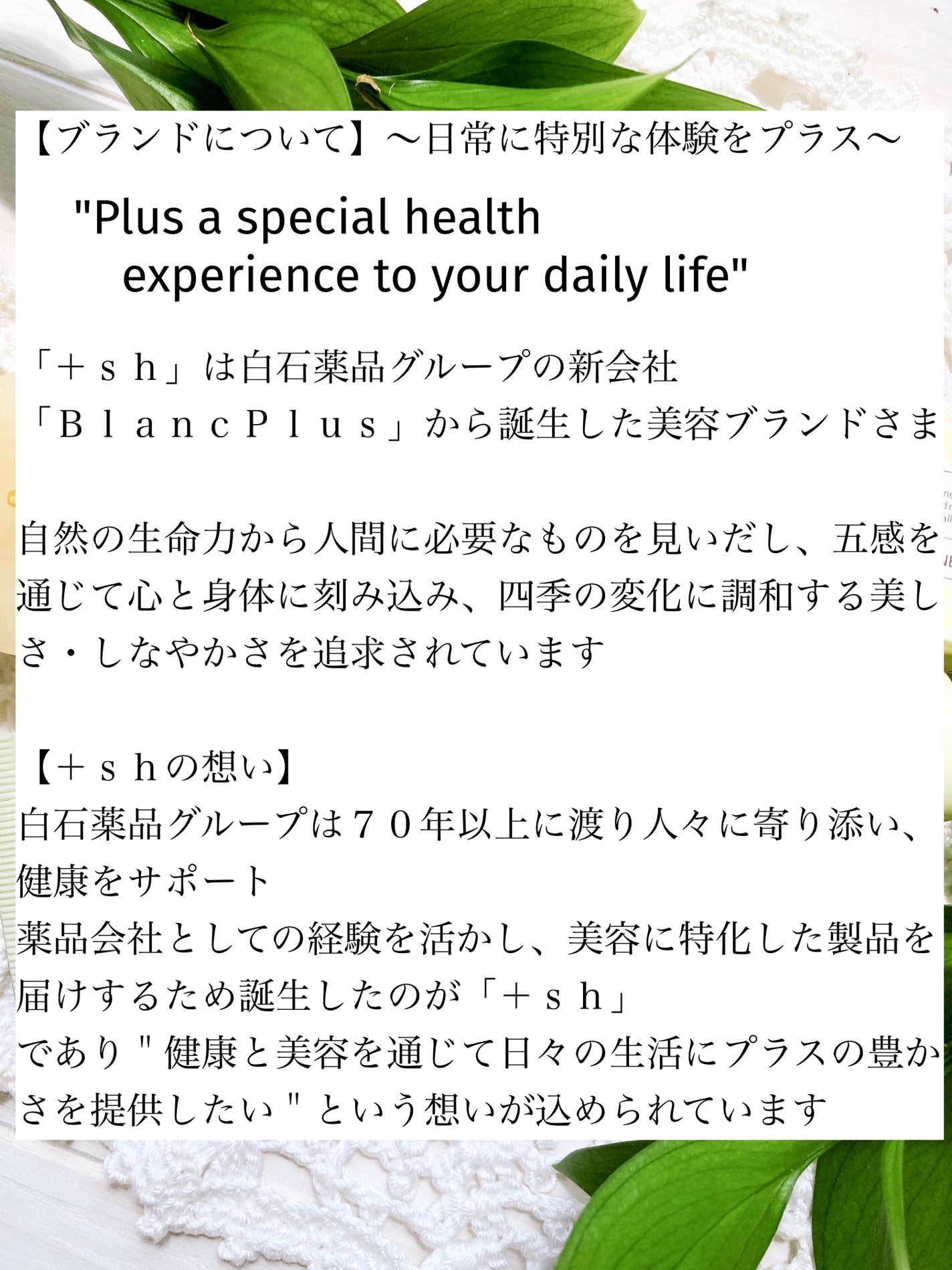 +shナチュラルハンドクリーム/+sh/ハンドクリームを使ったクチコミ(2枚目)