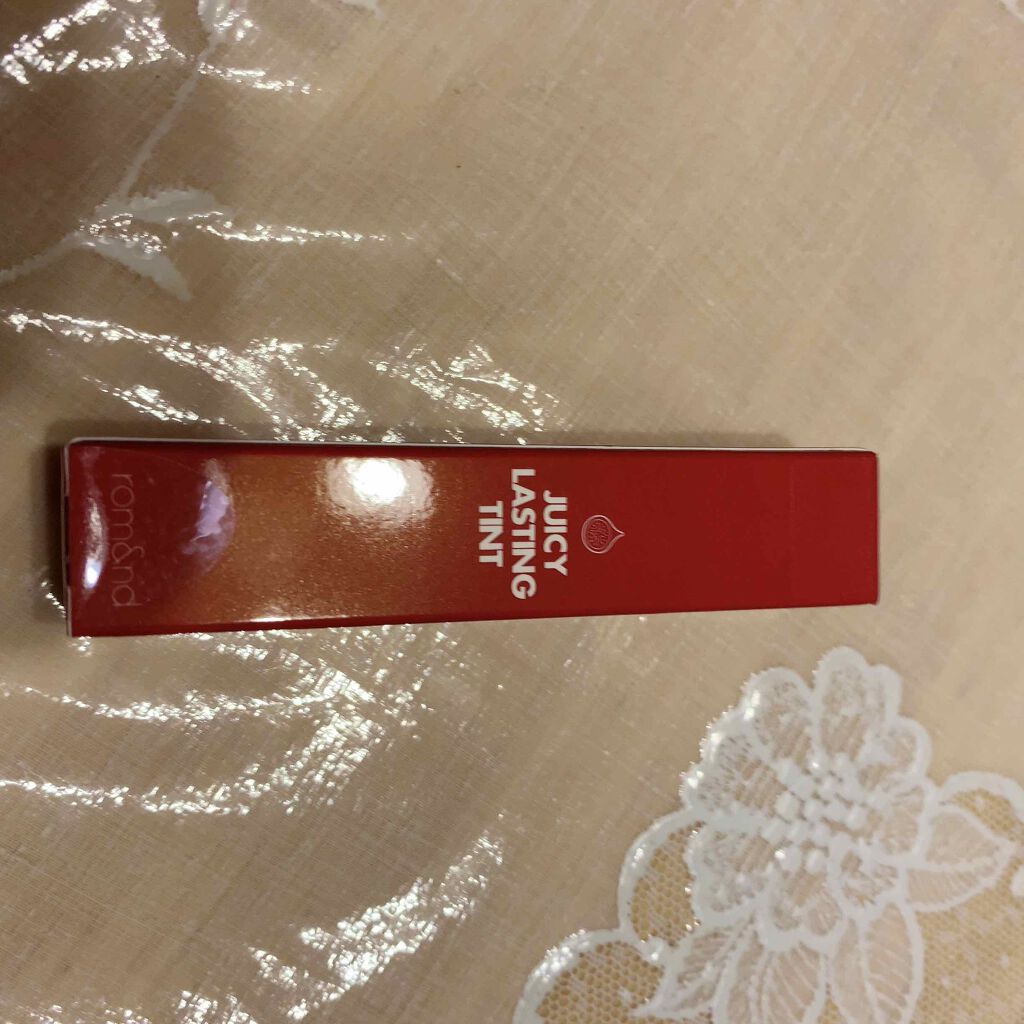 ジューシーラスティングティント/rom&nd/リップティントを使ったクチコミ（1枚目）