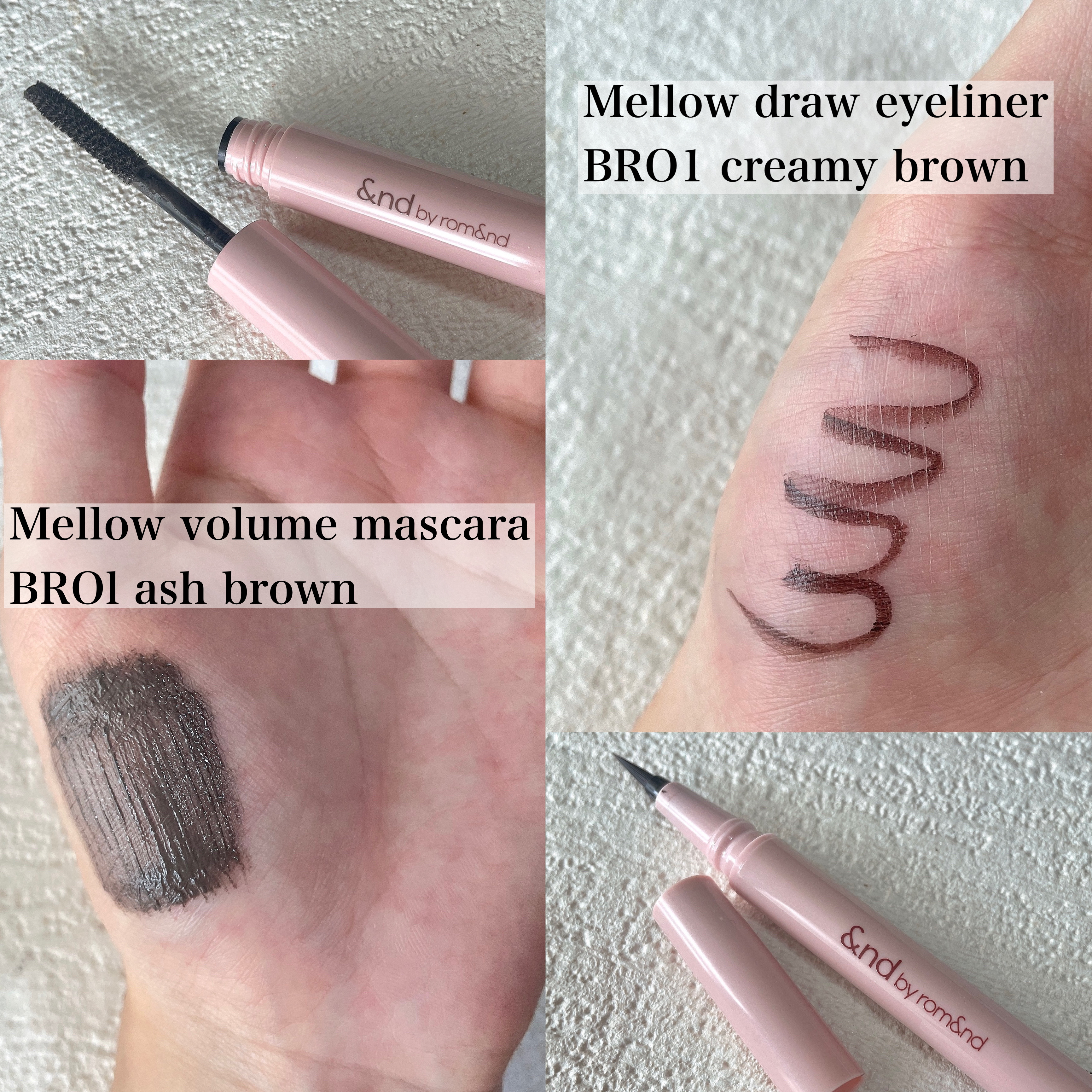 メロウドローアイライナー/&nd by rom&nd/リキッドアイライナーを使ったクチコミ（2枚目）