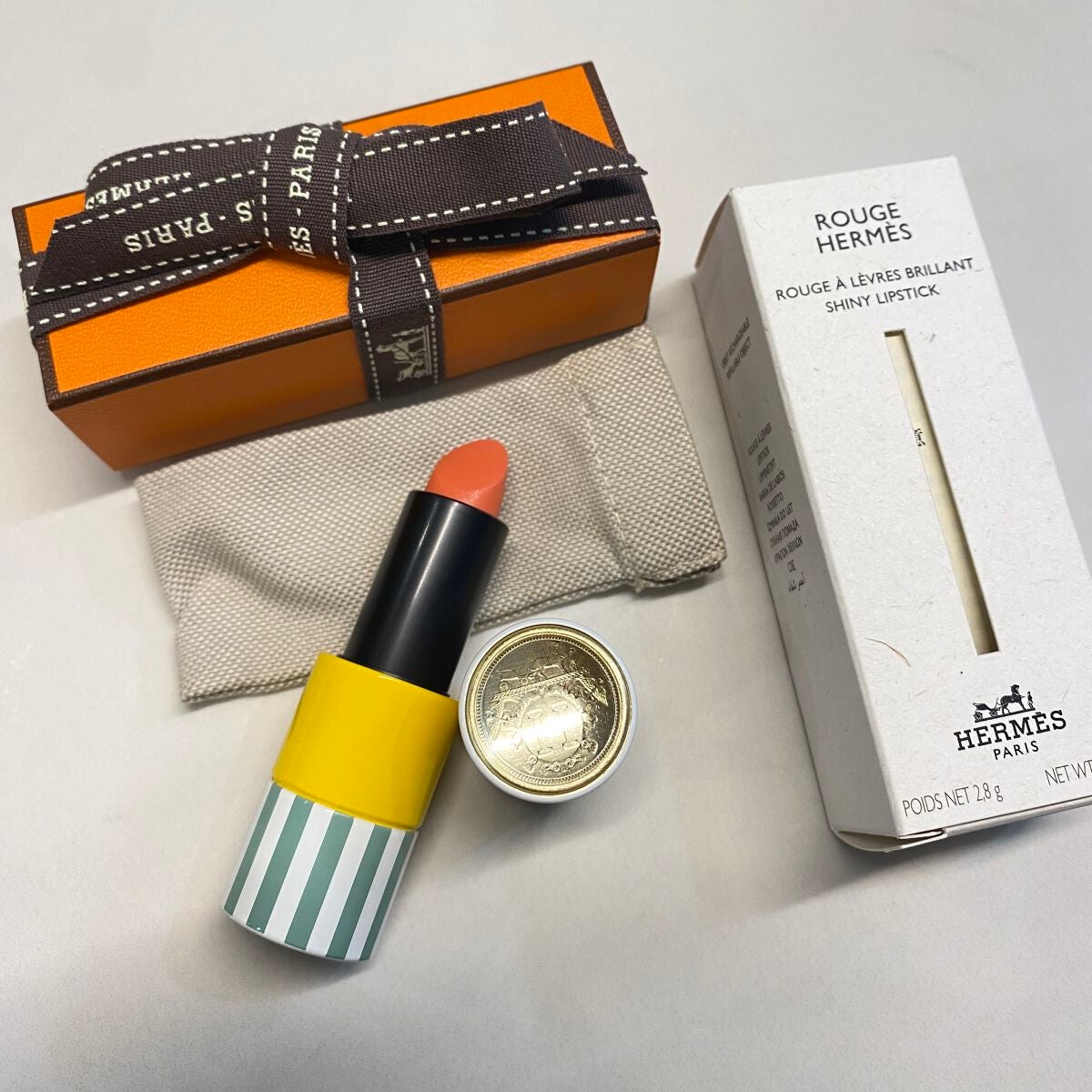 限定口紅】ルージュ エルメス ルージュ ア レーヴル ブリヤン